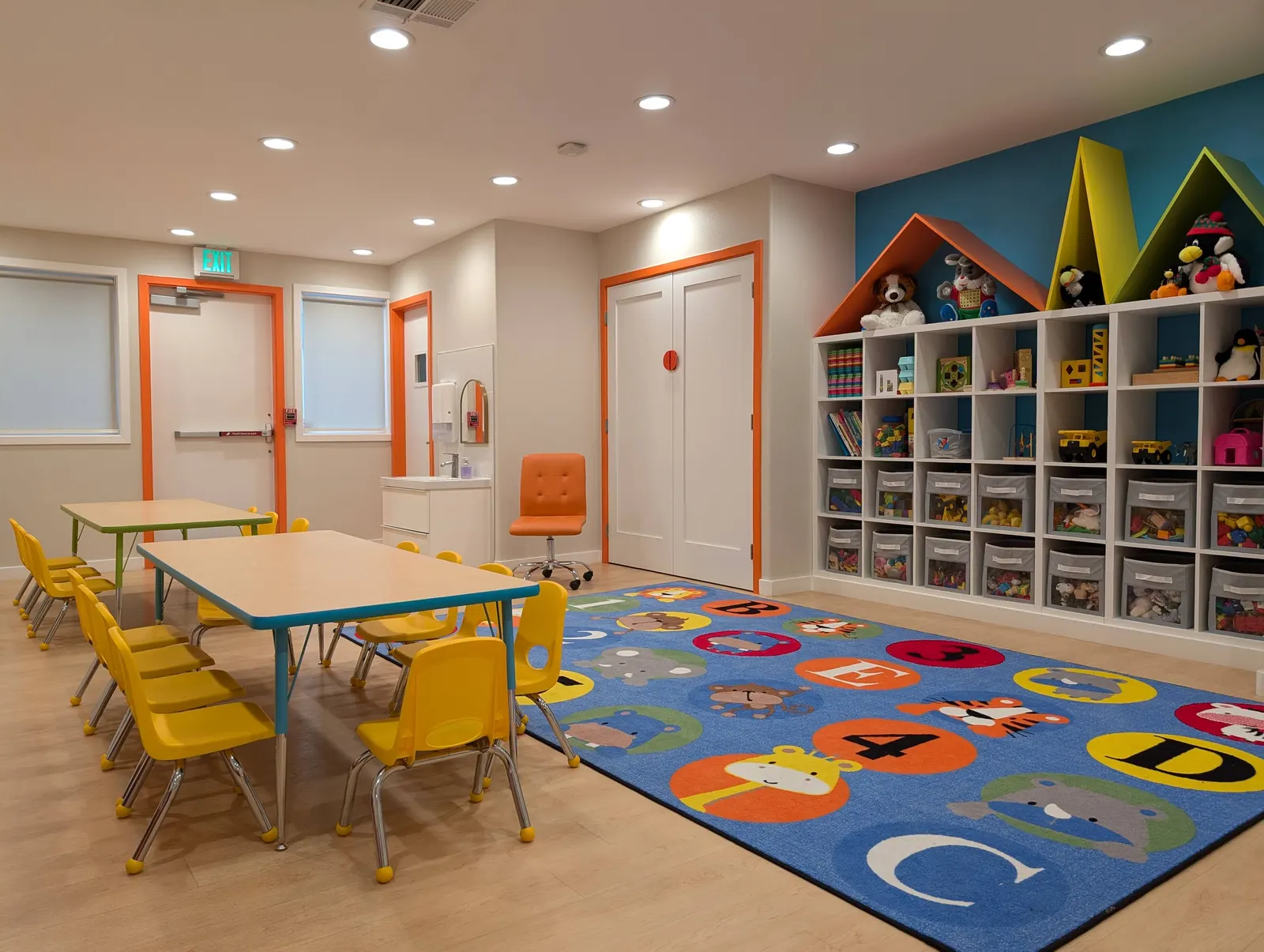 Classroom learning area at Starbright's Campbell Campus